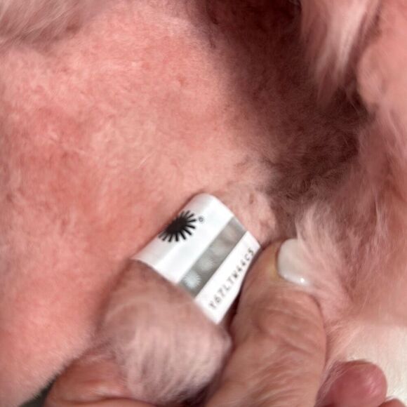 Ugg Women’s Pink Fuzzalicious Slippers Size 10 - Picture 9 of 9